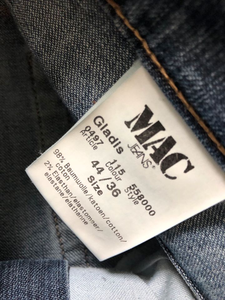 Mac Jeans Gladis Stretch-Hose  98% Baumwolle Size 44/36 in Oberhausen