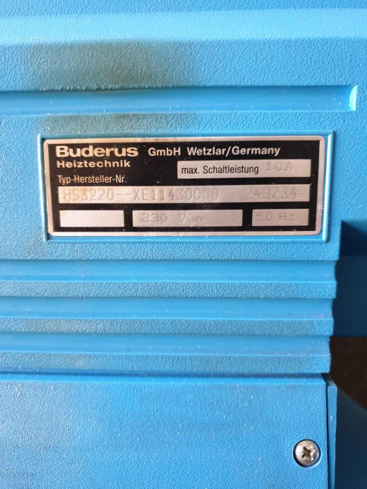 Buderus hs3220-xe11430000 248734 mit fühlern ecomatic digitaluhr in Visbek