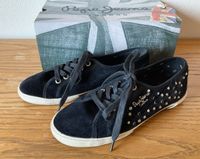 Sneaker Pepe Jeans Aberlady Studs schwarz mit Nieten Gr. 39 Bayern - Rückersdorf Vorschau