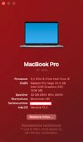 Macbook Pro 2019 4 TB 32GB i9 2,4Ghz Ventura OVP Stuttgart - Stuttgart-Süd Vorschau