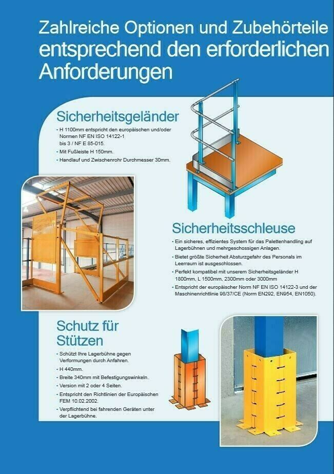 Lagerbühne 350 kg/m² 9,8*7,5m MAVERLO Lagertechnik in Hückeswagen