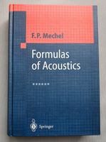Fachbuch Akustik Formeln der Akustik Mechel Springer Verlag Saarland - Blieskastel Vorschau