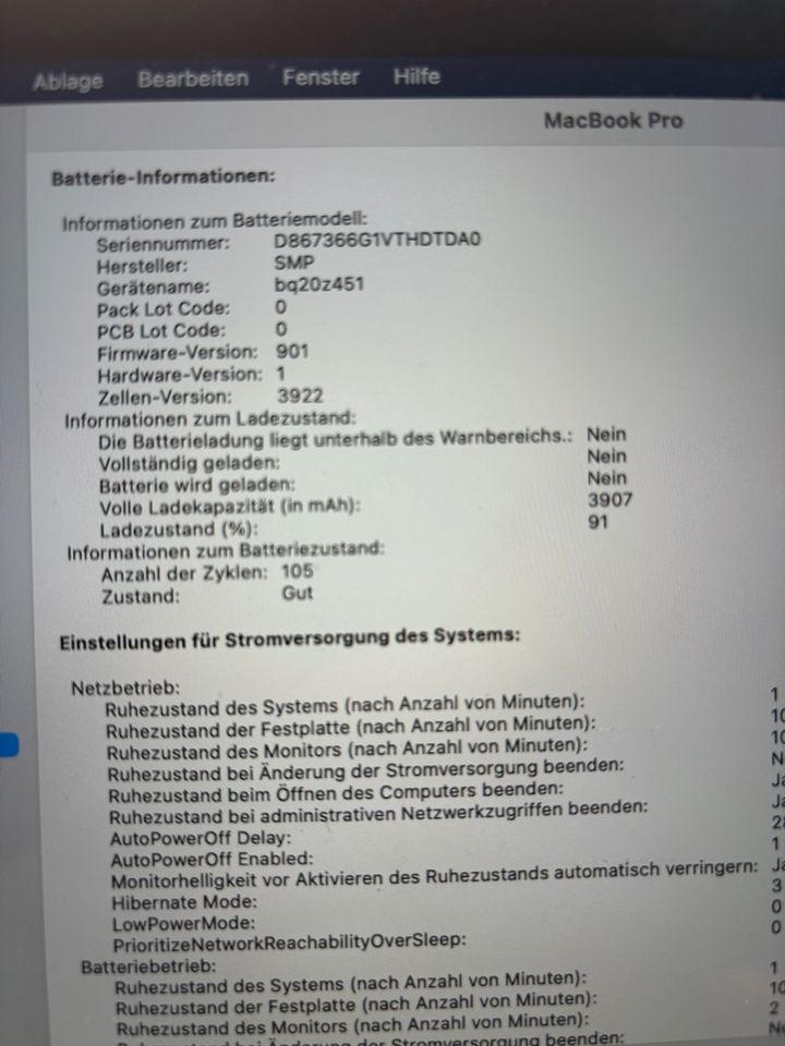 MacBook Pro (2017), 13,3“, 8GB, 256 GB SSD,Touchbar,silber in Ottendorf-Okrilla