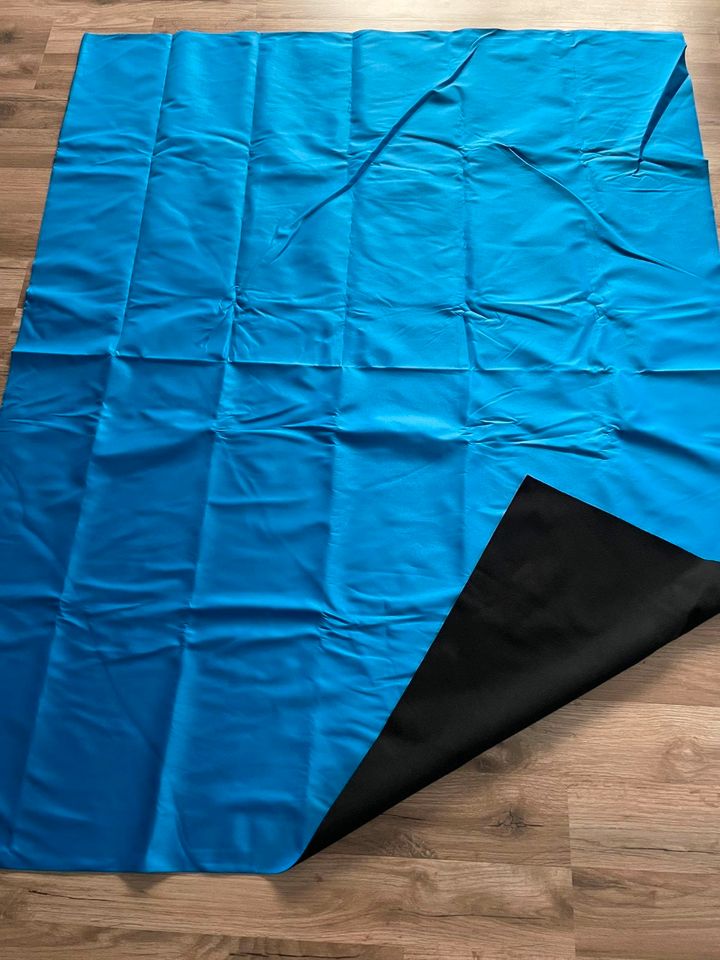 Softshell Uni mit Fleece Seite Farbe Blau 110 x 140 cm - Neu in Cremlingen
