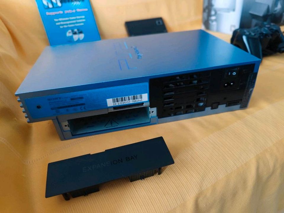 PS2 blue OVP 160GB HDD Adapter HD advance 3.0 SCART in Kelsterbach