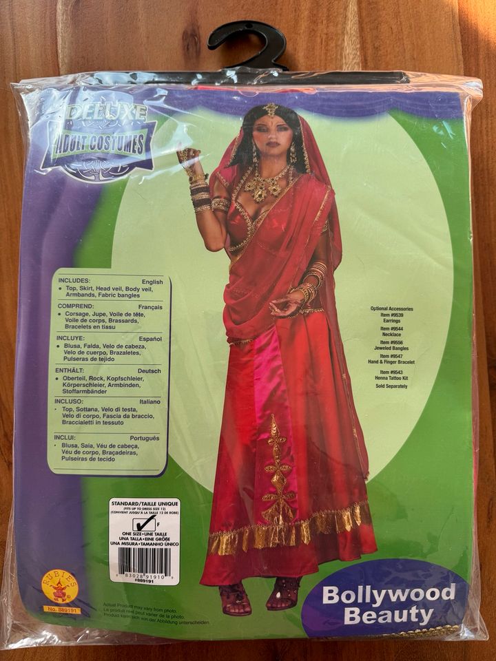 Mehrteiliges Bollywood Kostüm für Erwachsene in Schöppenstedt