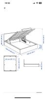 MALM Bettgestell mit Aufbewahrung, weiß, 140x200 cm Niedersachsen - Bremervörde Vorschau
