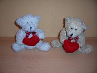 2 Teddys mit Herz Plüschtiere Kuscheltiere * H: 13 cm x B: 14 cm Niedersachsen - Adendorf Vorschau