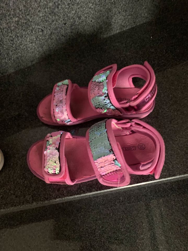 Sandalen Gr 30 Mädchen bama kappa rosa pink wenig getragen in Jülich