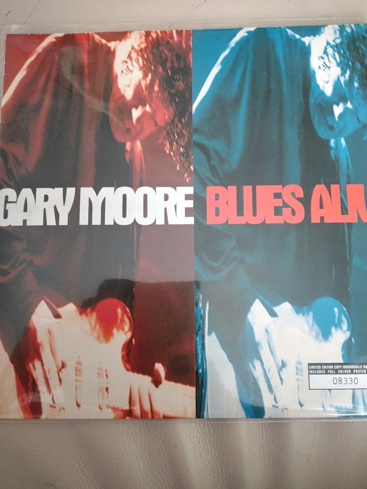 Gary moore Blues Alive DLP top Zustand. in Grafenwöhr