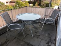 Gartenmöbel / Balkon - 1 Tisch + 2 Stühle Aluminium Hessen - Roßdorf Vorschau