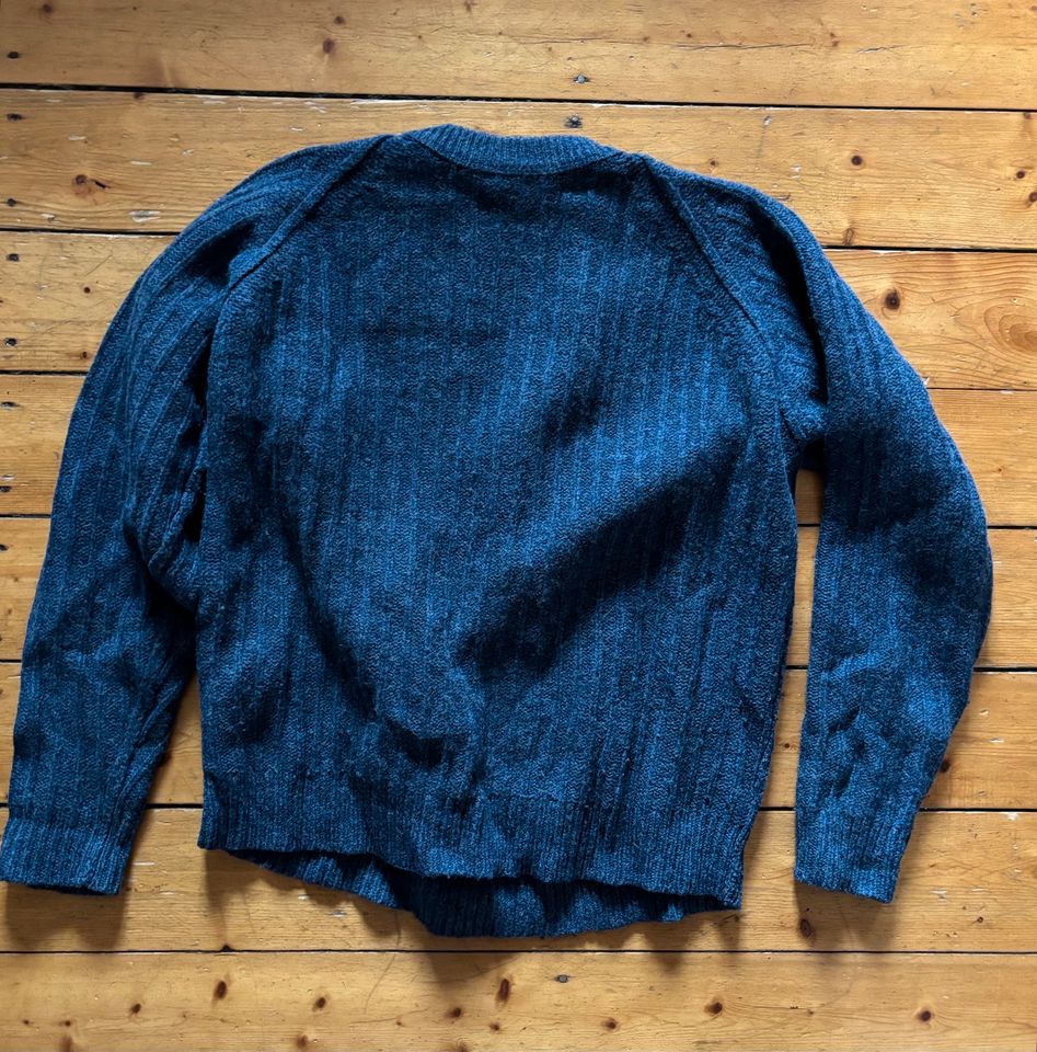 Barbour Pullover OBAN SWEATER XL Blau 100% Wolle in Essen