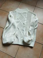 Weißer Strickpullover mit tollem Muster Bayern - Waltenhofen Vorschau