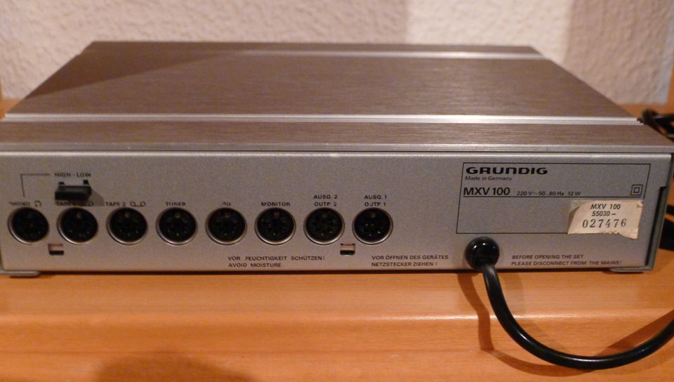 Grundig MXV-100 Referenz Vorverstärker für Kenner - Erstbesitz in Krefeld