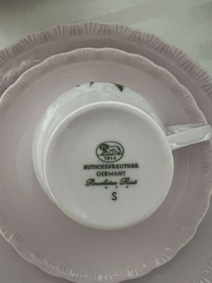 Hutschenreuther Porcelaine Rose Kaffeeservice in Berlin