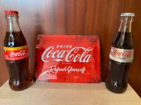 Coca Cola Blechschild + 2 Flaschen 0,2 Ltr Nordrhein-Westfalen - Bornheim Vorschau