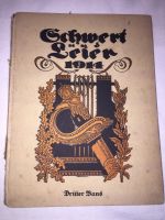 Schwert und Leier 1914 Dritter Band Niedersachsen - Zetel Vorschau