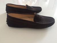 Tods Mokassins Schlappen Wildleder Velours braun 39 Staubbeutel Berlin - Mitte Vorschau