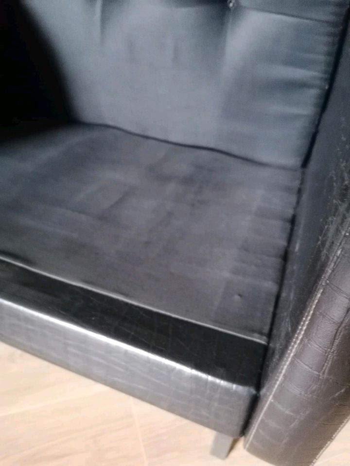 Loungechair, Armchair, Sessel Vintage Stuhl schwarz in Nürnberg (Mittelfr)