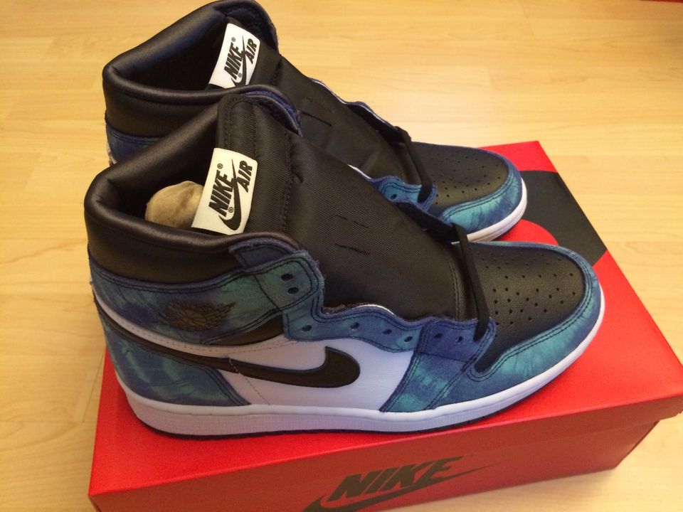 NEU Original Nike Jordan 1 High Tie Dye (W) US 10.5 EU 42.5 in Wuppertal