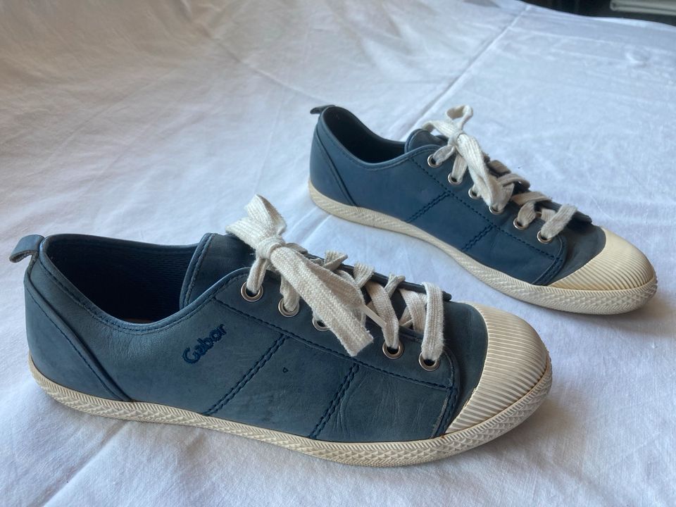 Gabor Da.-Sneakers, blau, Gr. 5 1/2 in Schonungen