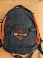 Harley Davidson Rucksack, schwarz-orange Niedersachsen - Isernhagen Vorschau