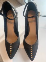 H&M High Heels Plumps schwarz Kunstleder Baden-Württemberg - Steinen Vorschau