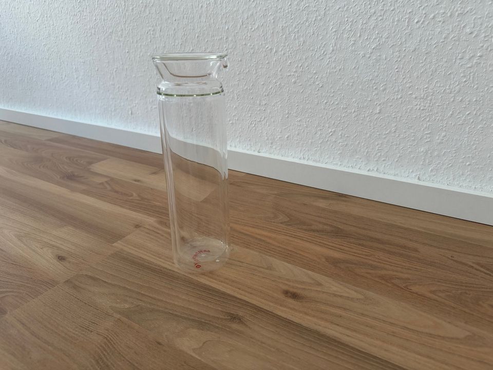 Carl Henkel Glaskaraffe Karafu 0,75 Liter doppelwandiges Glas in Karlsruhe