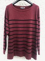 Pullover Long-Pulli Yessica Gr. XL bordeaux-schwarz, Neuwertig Bayern - Burgau Vorschau