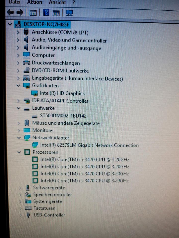 HP Compaq Elite 8300, I5, 8GB, 320GB Festplatte, Tastatur + Maus in Rabenau