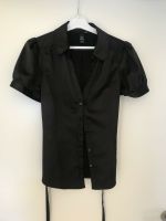 Bluse mit kurzen Ärmeln schwarz Gr. 36 H&M Baden-Württemberg - Stutzenklinge Vorschau