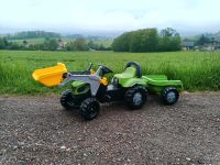 Tret- Traktor Frontlader mit Anhänger Sachsen - Jahnsdorf Vorschau