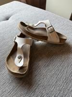 Birkenstock Gizeh Sandalen Zehenschuhe weiß matt Gr.35 Rheinland-Pfalz - Contwig Vorschau