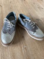 Mokkassins Schnürschuhe silber Baden-Württemberg - Laupheim Vorschau