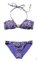 NEU H&M Bandeau Neckholder Bikini LEO lila blau Gold LEO 34 A B Thüringen - Schleusingen Vorschau