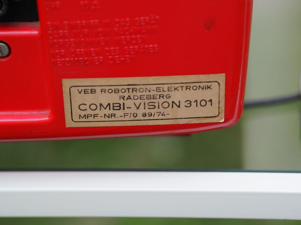 DDR Fernseher Combi-Vision 310 rot in Dresden