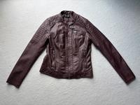 Jacke im Bikerstil/Lederoptik,ONLY, beere/aubergine, Gr.36, Top! Hessen - Bad Homburg Vorschau
