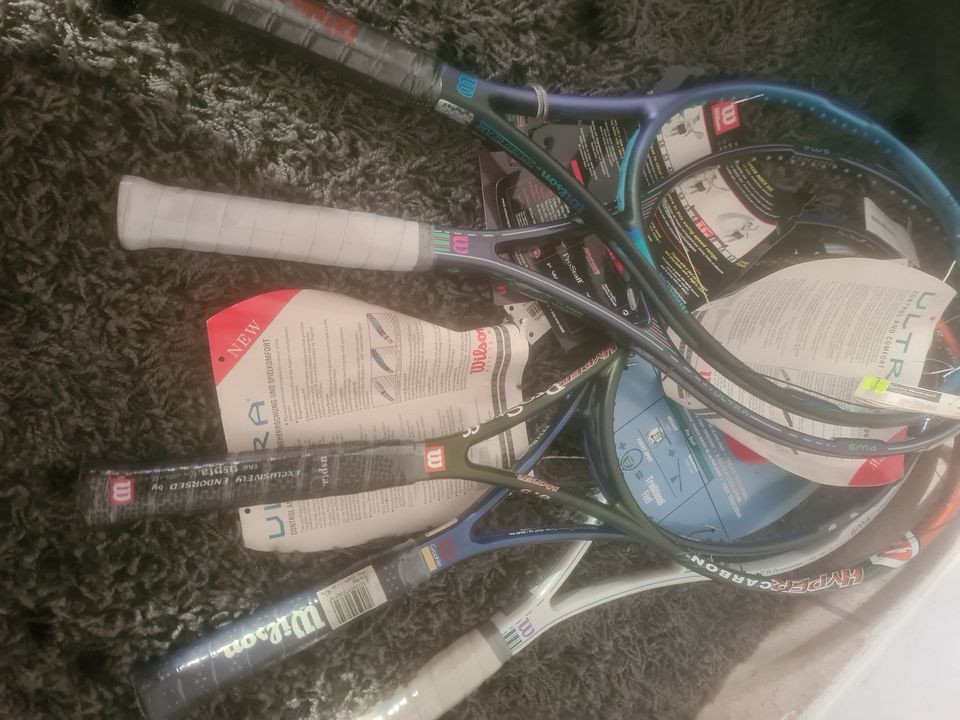 Tennisschläger Fischer wilson adidas dunlop in Alsfeld