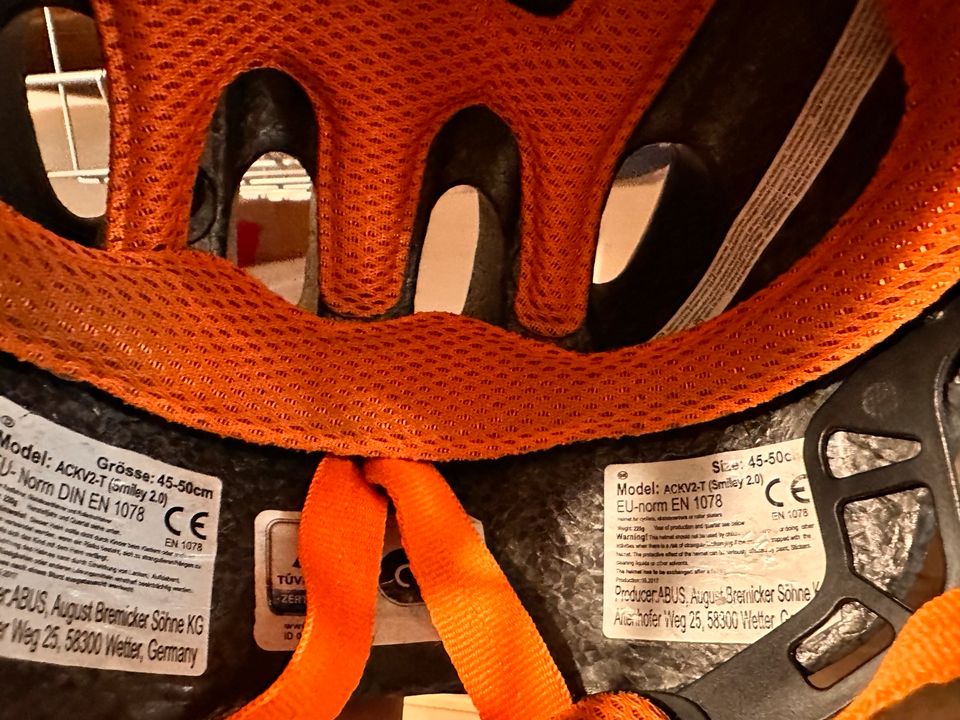 Kinder Fahrradhelm abus 45-50 cm in Hamburg