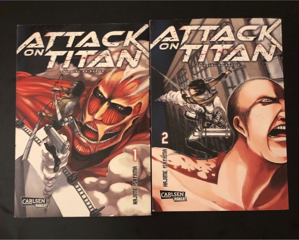Attack on Titan (Band 1 und 2) in Hüttenberg