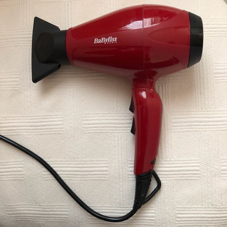 BaByliss Pro Intense 2400 AC-Motor-Haartrockner 6615E rot in Berlin