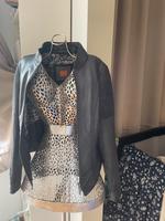 Boss Orange Leder Jacke in blau Hannover - Vahrenwald-List Vorschau