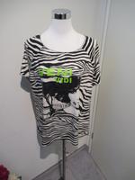MONARI  Modernes Print- Shirt schwarz- creme  Statement Gr. 44 Bayern - Unterhaching Vorschau
