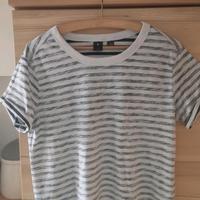 G G-Star Raw T-Shirt Shirt gestreift grau weiß M 38 40 42 Baden-Württemberg - Meckenbeuren Vorschau