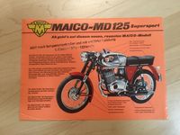 Maico MD125 Prospekt original Bayern - Ansbach Vorschau