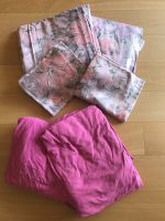 Bettwäsche Satin rosa grau Heimtextilien Bett Schlafzimmer Niedersachsen - Syke Vorschau