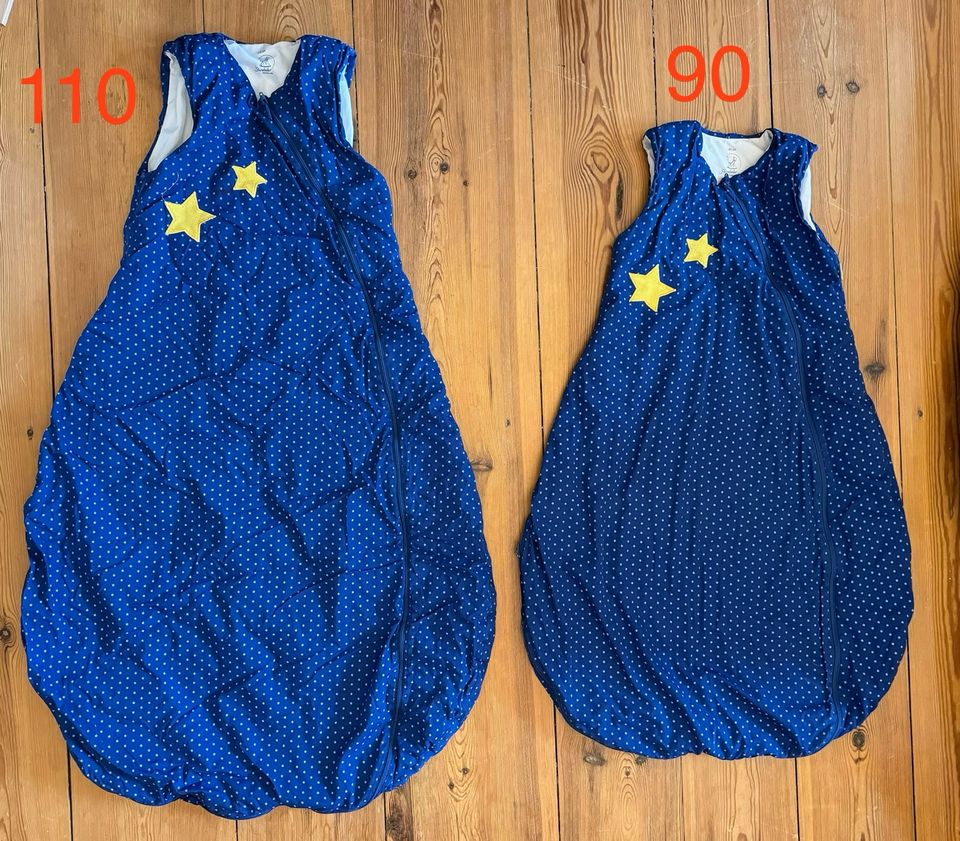 Sterntaler Schlafsack 90 Blau mit Sternchen in Berlin