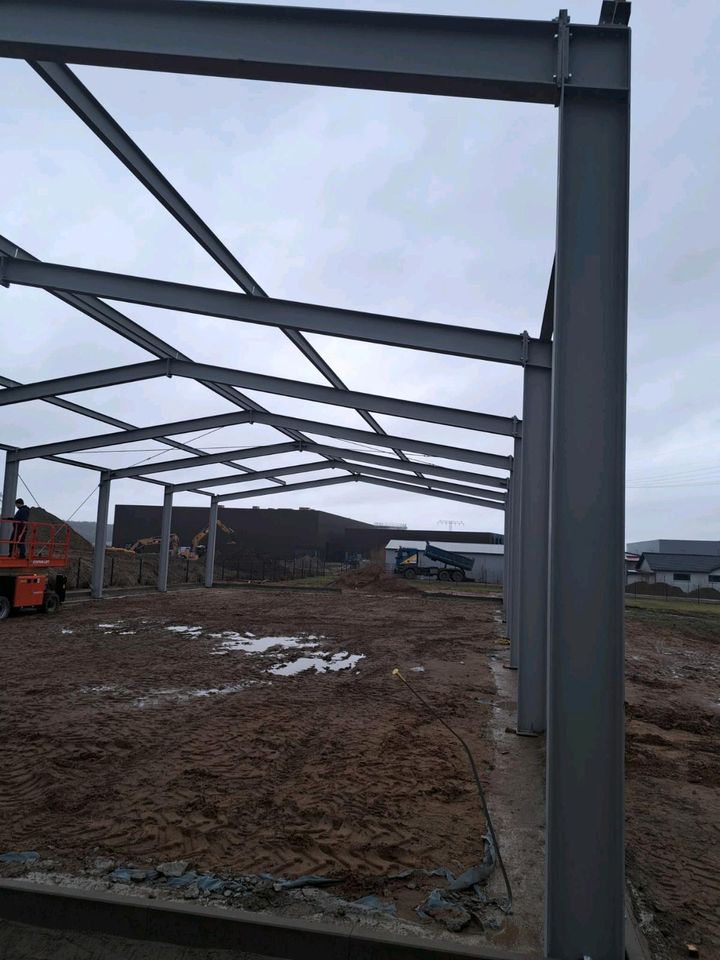 Neue Stahlhalle/Stahlkonstruktion 15x20m. in Wittstock/Dosse