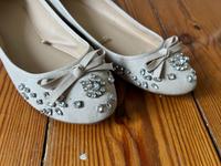 Zara Ballerinas mit Schmucksteinen Kristallen Beige 41 Pankow - Weissensee Vorschau