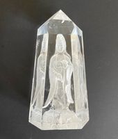 Reverse Intaglio gravierter Bergkristall Motiv Guanyin (Guānyīn) Bayern - Senden Vorschau